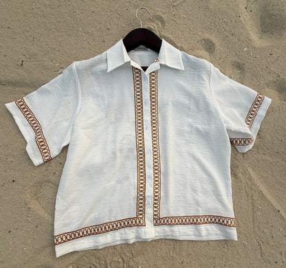 Echo 1: Where We Once Sat Linen (Tshirt & Shorts)
